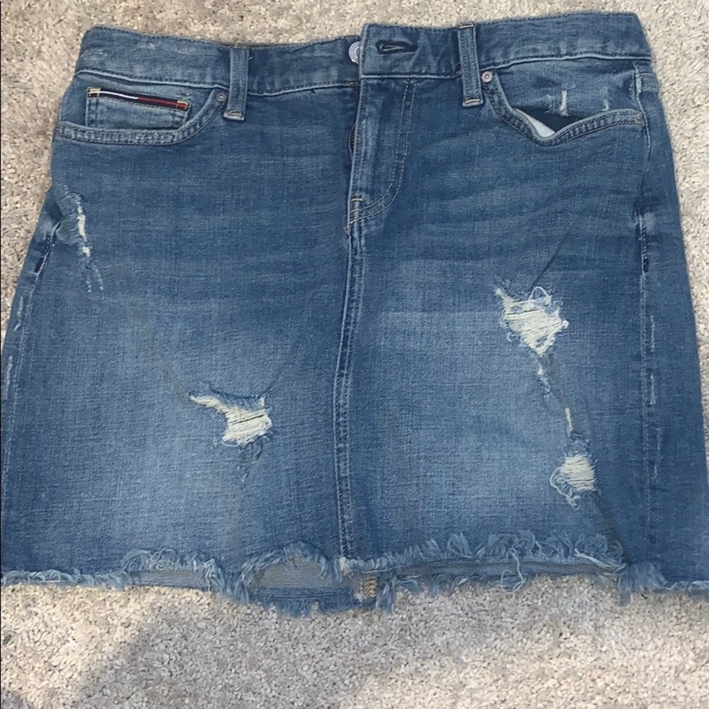 tommy hilfiger denim skirt